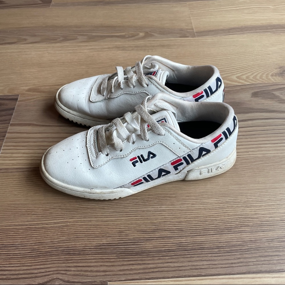 FILA LEATHER WHITE SNEAKERS